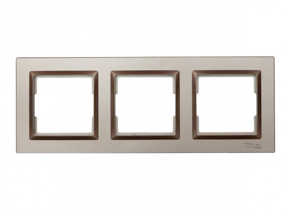 Рамка 3-я горизонтальна Luxel Jazz Теракотовий (9223)