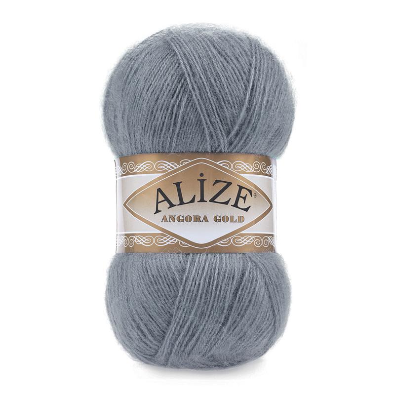 Пряжа Alize Angora Gold 87 Сірий Пряжа Alize Angora Gold 87 Сірий