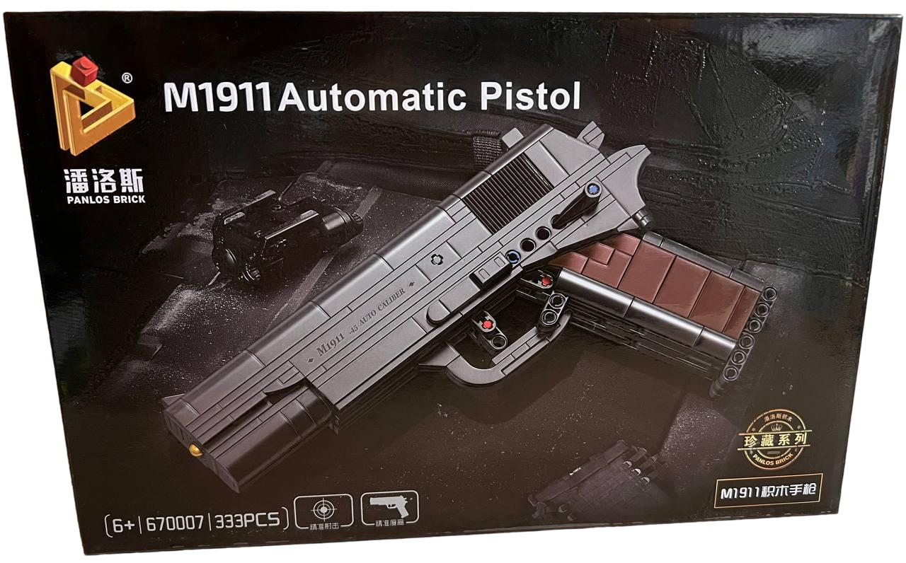 Конструктор пистолет Colt M1911 333 детали (670007)