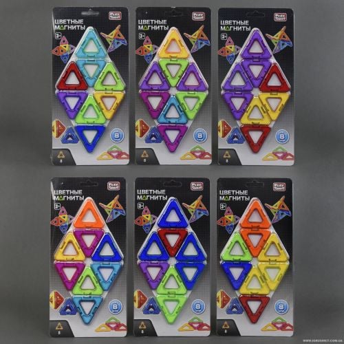 Магнітний конструктор "Кольорові магніти" (8 деталей) 2432