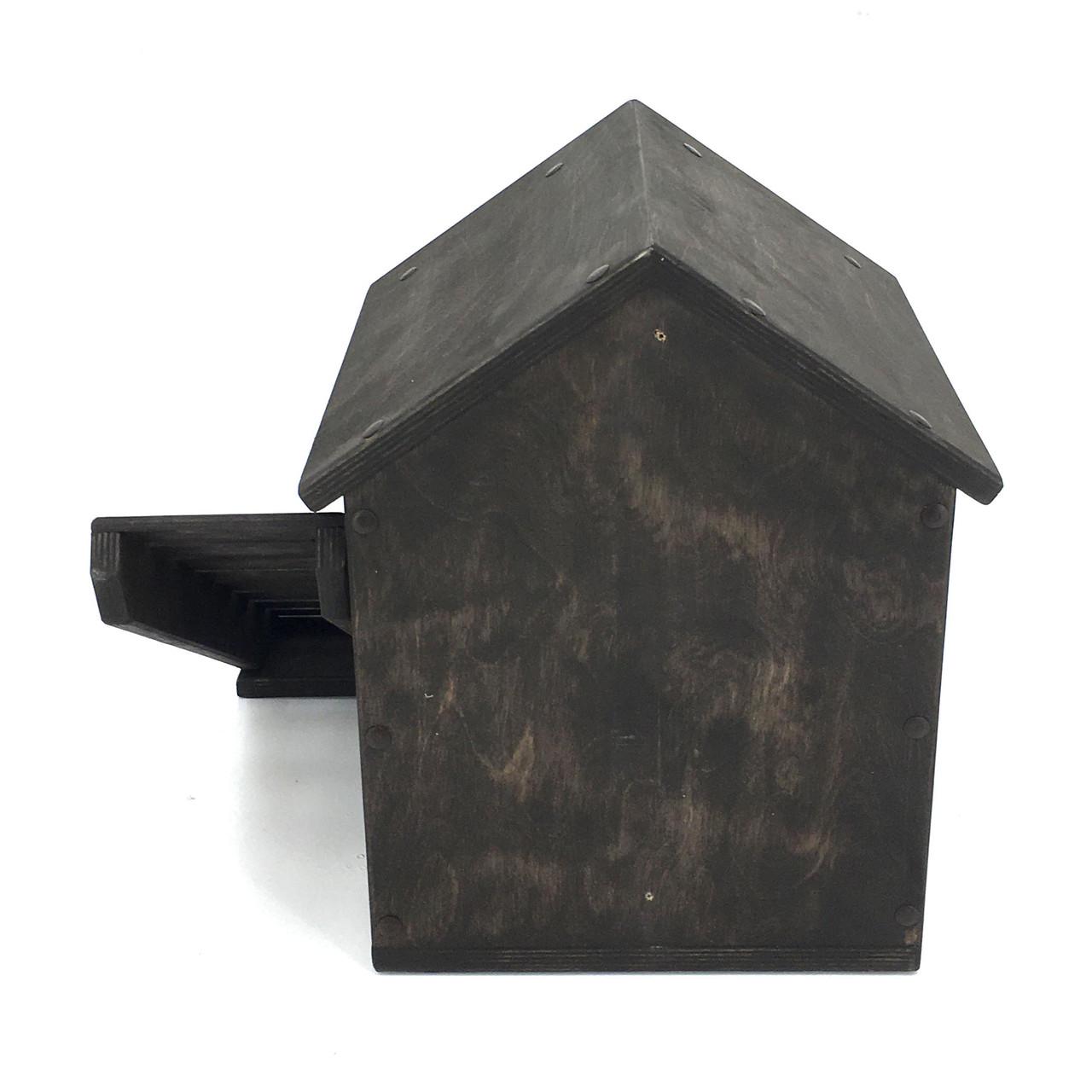 Будиночок для білок з дерева Мигдаль 40 Мокко (ДДБ-400310) - фото 5 Будиночок для білок з дерева Мигдаль 40 Мокко (ДДБ-400310) - фото 5