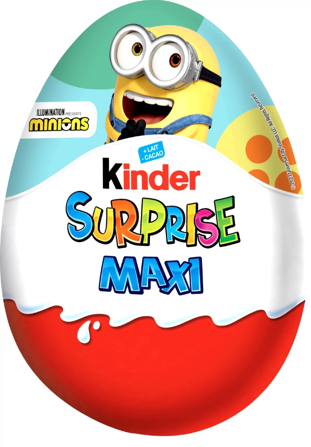 Яйце шоколадне Kinder Maxi Minions 100 г (0005) - фото 1