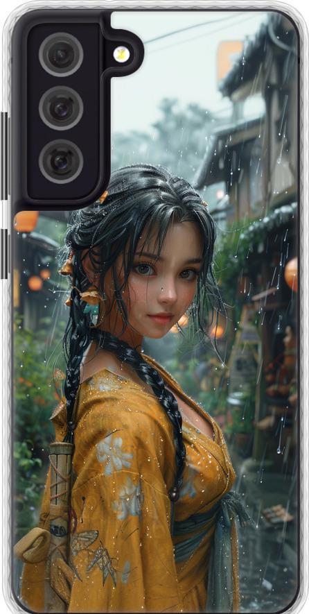 Чехол на Samsung Galaxy S21 FE Anime-girl (6133pc-2302-42517) Чехол на Samsung Galaxy S21 FE Anime-girl (6133pc-2302-42517)