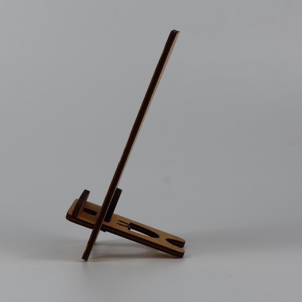 Підставка-тримач для телефону з дерева 24 (03020017) - фото 5 Підставка-тримач для телефону з дерева 24 (03020017) - фото 5