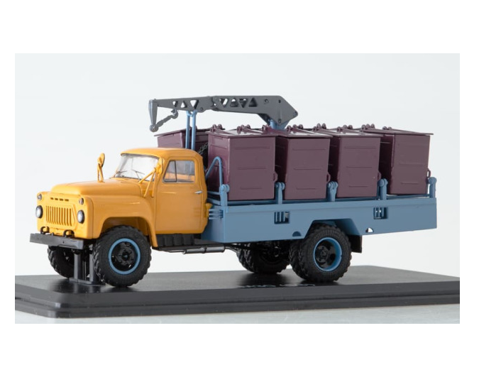 Машинка коллекционная ГАЗ 53 М30 мусоровоз 1:43
