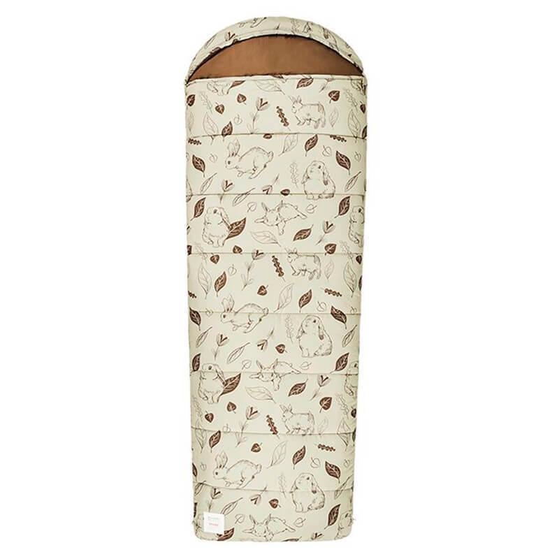 Спальный мешок Naturehike MT300 CNH22SD015 с принтом 210 см правый Бежевый (6975641886822)