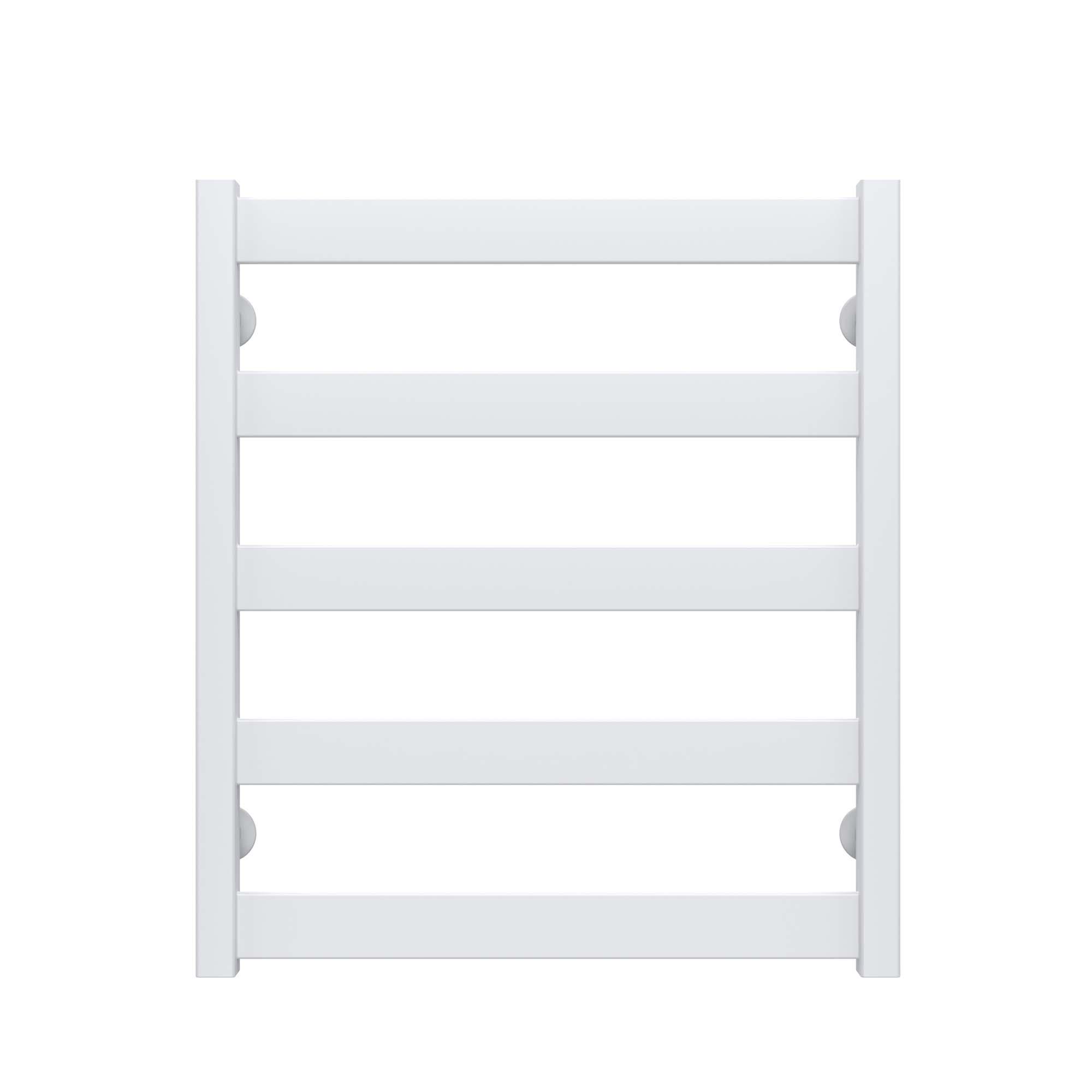 Полотенцесушитель водяной Deffi Silvia П5 боковое левое подключение нержавеющая сталь 500х600 мм Белый (A.SV.60.50.5.W.B)