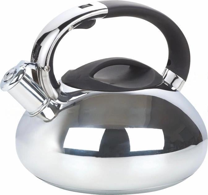 Чайник зі свистком для індукційної плити Edenberg EB-3538 з нержавіючої сталі 3 л Чорний (2530556656) - фото 1 Чайник зі свистком для індукційної плити Edenberg EB-3538 з нержавіючої сталі 3 л Чорний (2530556656) - фото 1