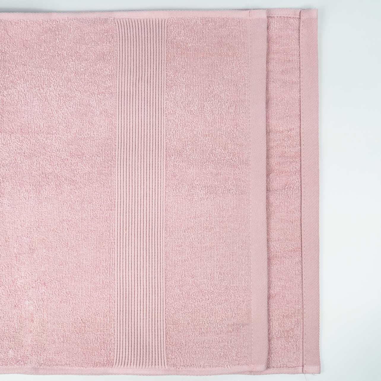 Набір рушників GM Textile з бордюром 3 шт. Рожевий (400b-k3-pink) - фото 5