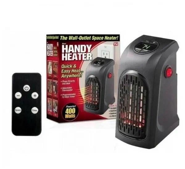 Тепловентилятор портативный Handy Heater 5846 с пультом/таймером 220V/400wat (12668205) - фото 6