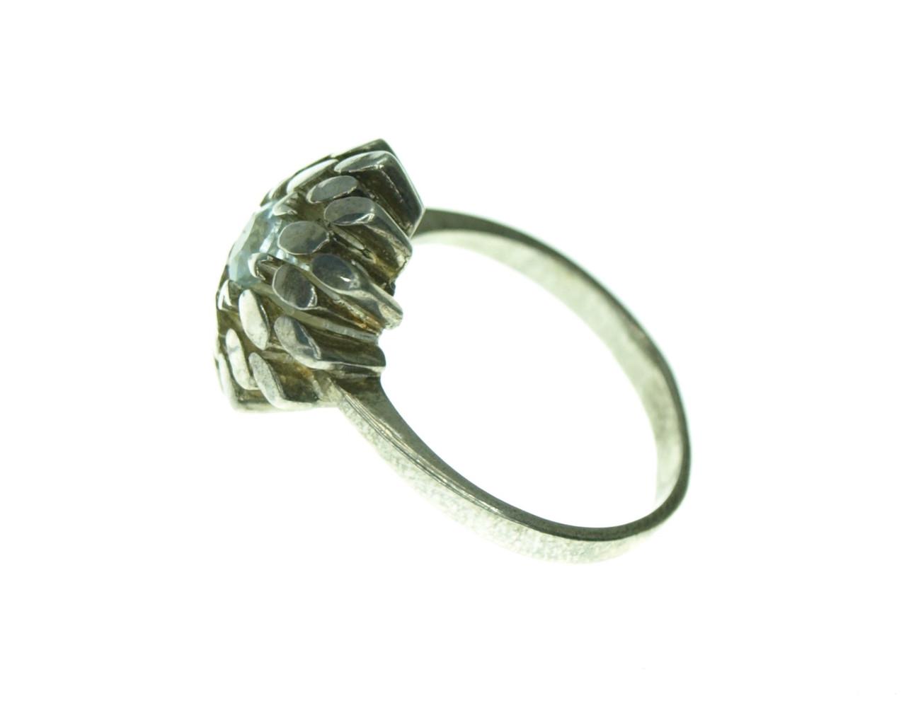 Кольцо из серебра с топазом 3,63 г (2101550369) - фото 2