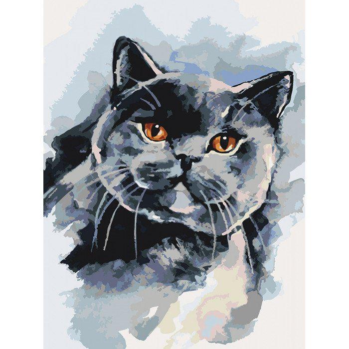 Картина по номерам Ідейка Домашний любимец 2 30х40 см (KHO4035)