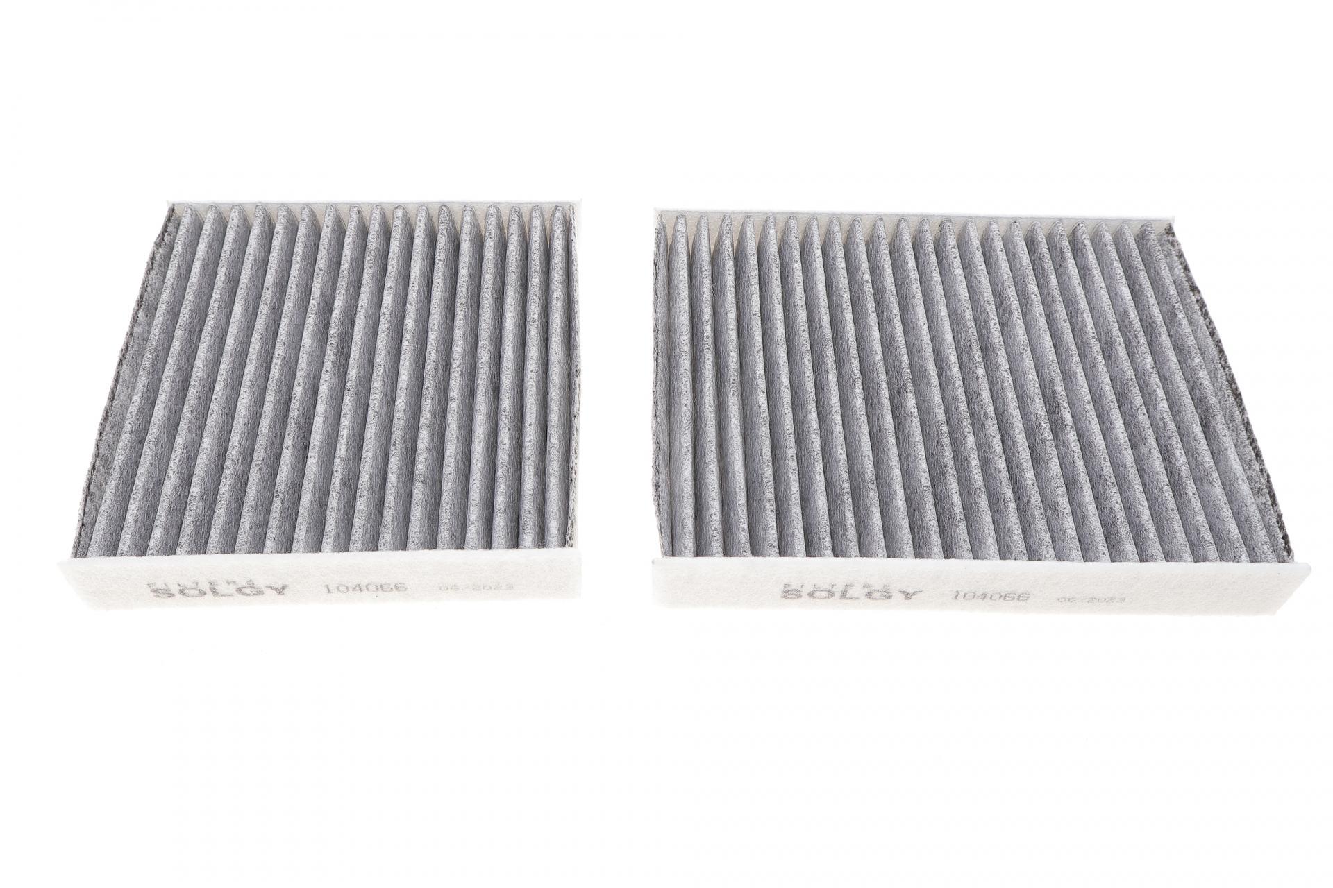 Фильтр салона SOLGY для Citroen C3/Peugeot 207/208 09- угольный (104066)