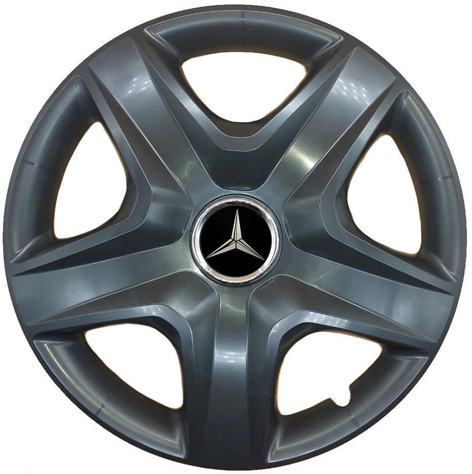 Колпаки с логотипом SJS Mercedes-Benz 418 R16 4 шт. Черный (31005772)