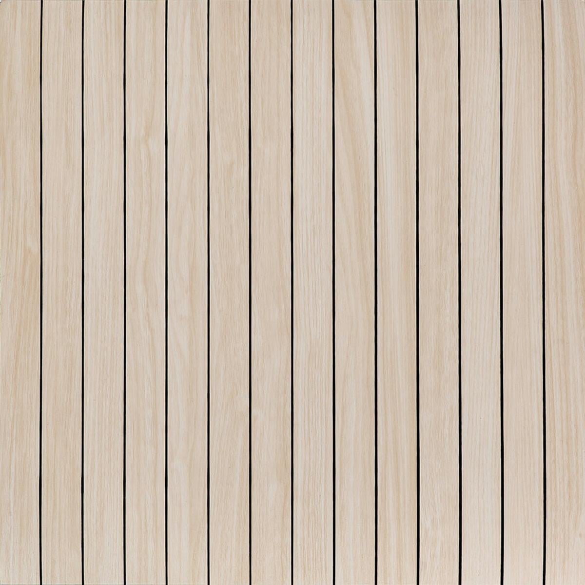 3D-панель Рейка вінілова самоклеюча 600х600х2,8 мм Ясен кремовий (SW-00002199)