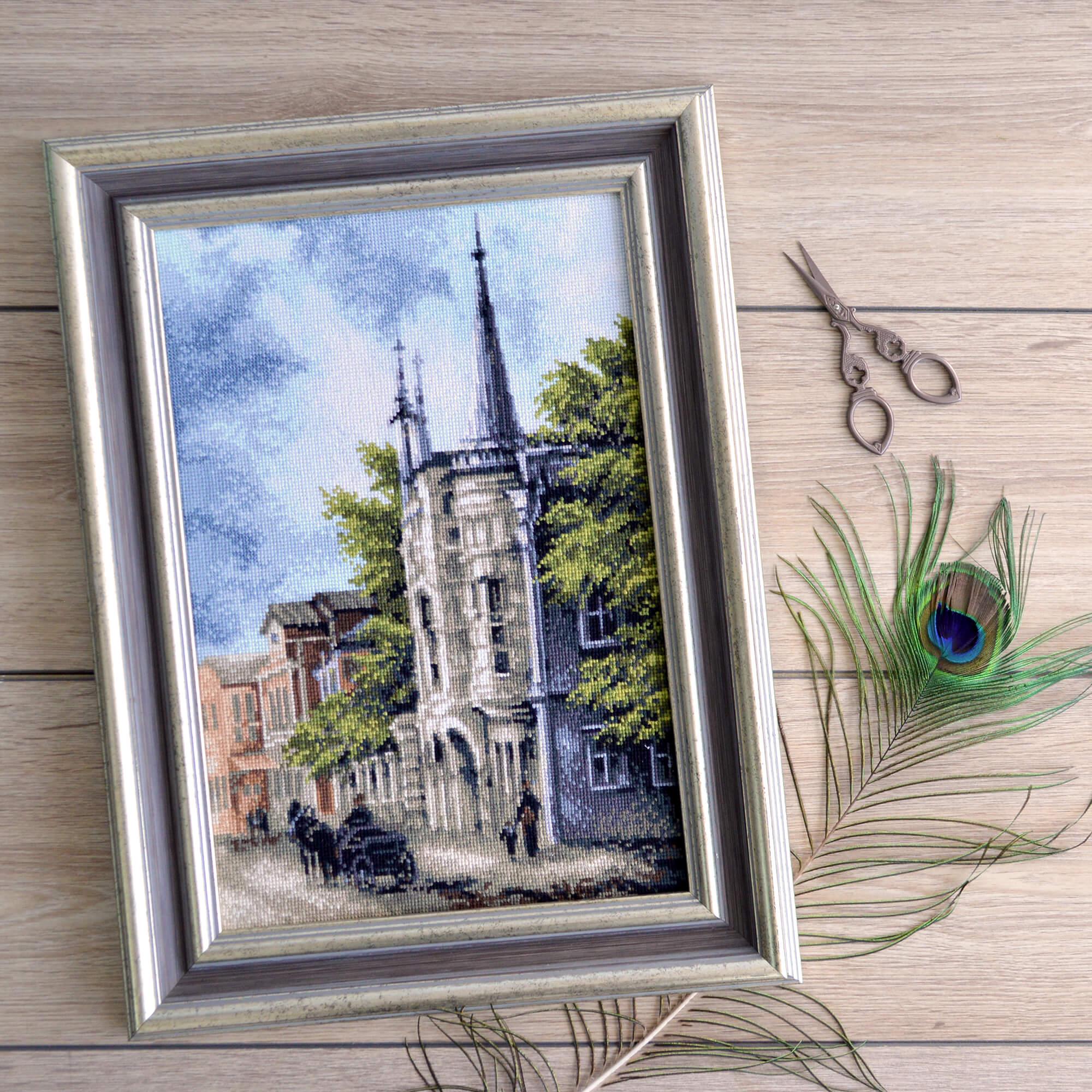 Набор для вышивки крестом Старый город (62)