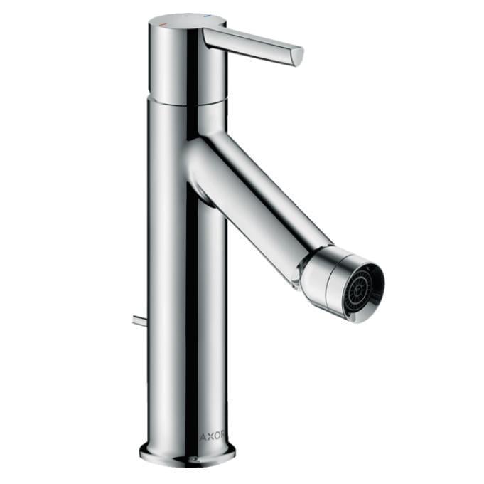 Смеситель для биде Axor Starck Lever с донным клапаном Хромированный (10214000)