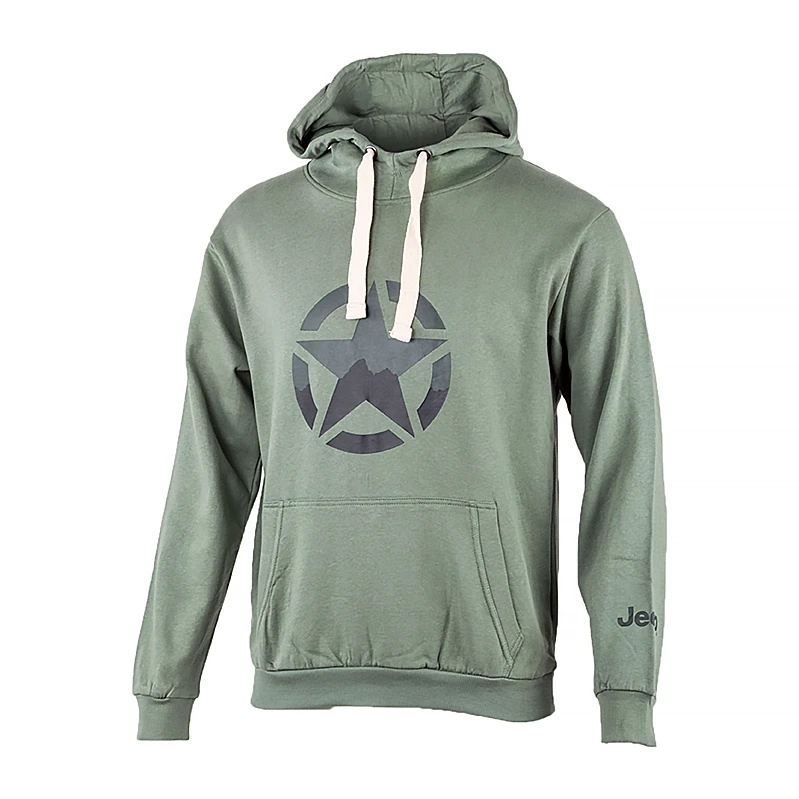 Худі чоловіче JEEP HOODED SWEATSHIRT STAR L Хакі (O102568-E845 L)