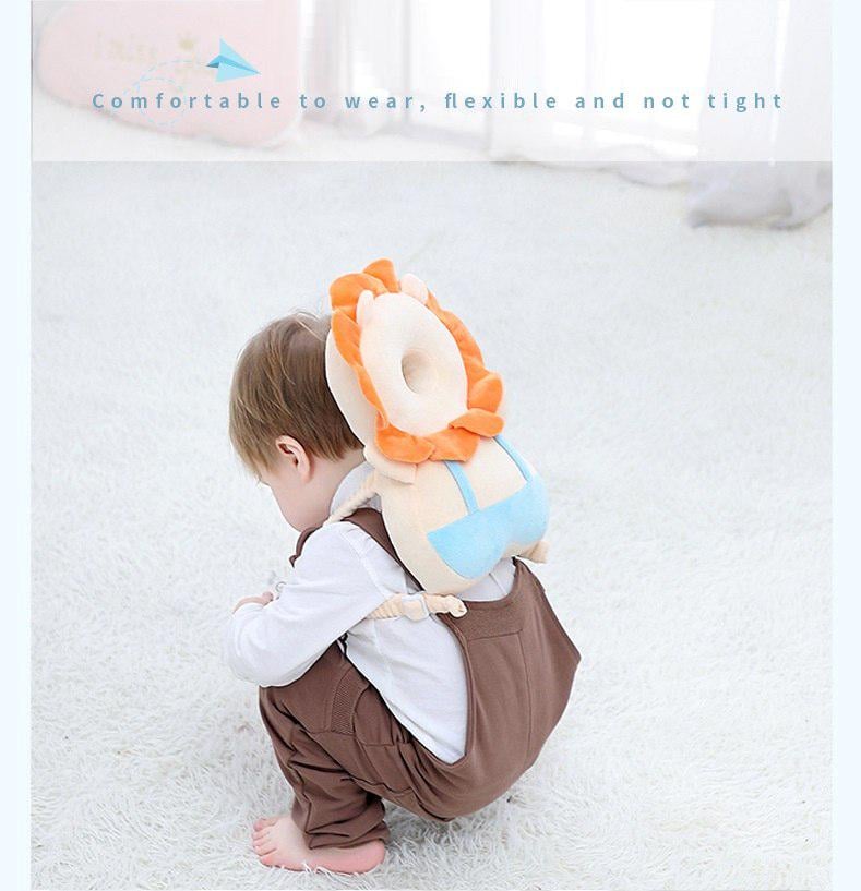 Подушка захисна Лев для голови та спини малюка Жовтий (142617) - фото 8 Подушка захисна Лев для голови та спини малюка Жовтий (142617) - фото 8