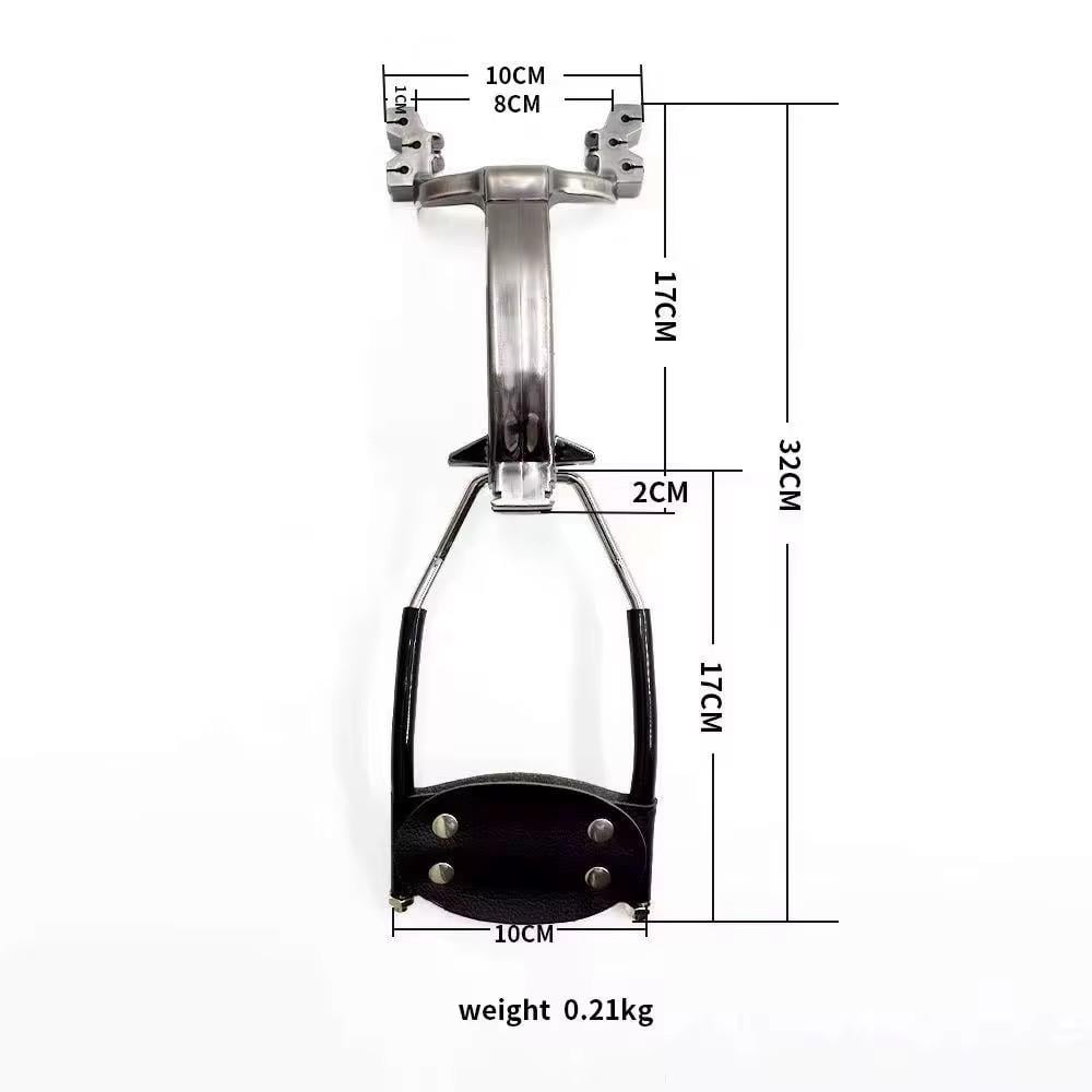 Рогатка пластикова SFU з упором для риболовлі/полювання Silver (0007) - фото 3 Рогатка пластикова SFU з упором для риболовлі/полювання Silver (0007) - фото 3