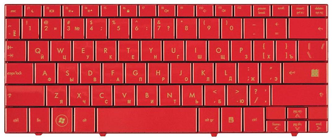 Клавиатура для ноутбука HP Mini 700/1000/1100 Red Клавиатура для ноутбука HP Mini 700/1000/1100 Red