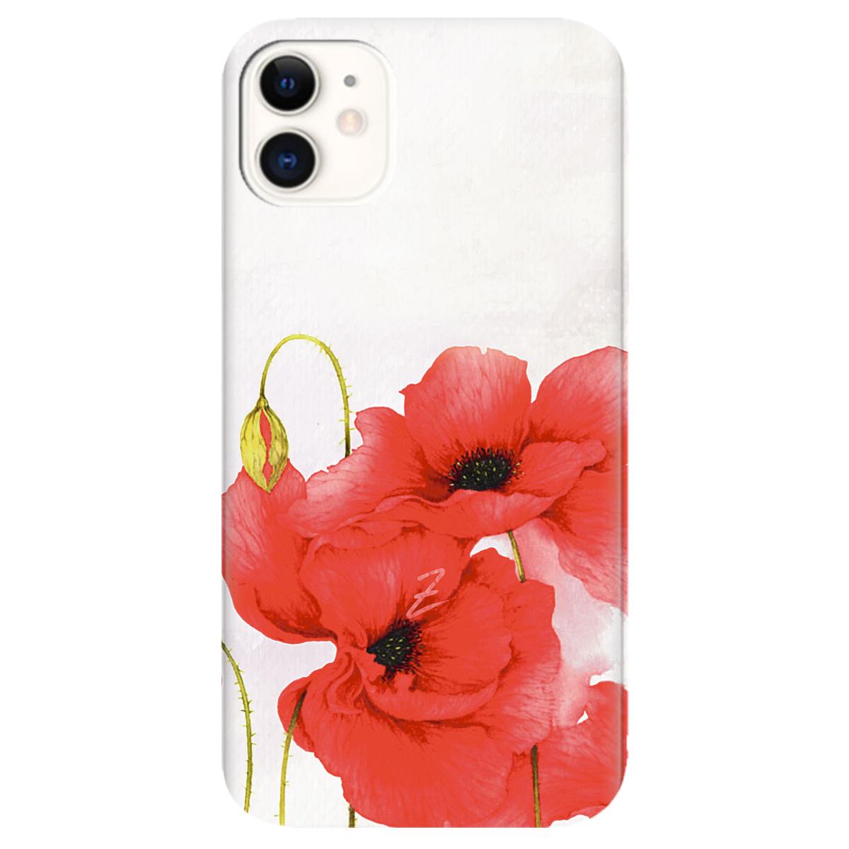 Силиконовый чехол Zorrov для Apple iPhone 11 Papavero (12130050146071977) - фото 1