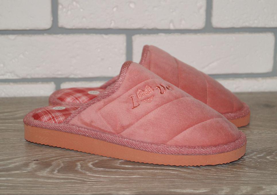 Тапочки комнатные женские NuoNuo р. 36/37 23,5 см Розовый (31101-3637)