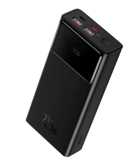 Повербанк BASEUS Star-Lord Digital Fast Charge 22,5 W 30000 mAh Черный (1811416878) - фото 1