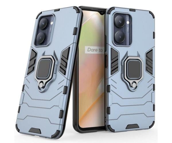 Чехол накладка Ricco Black Panther Armor для Realme C33 Синий Чехол накладка Ricco Black Panther Armor для Realme C33 Синий