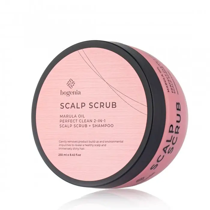 Шампунь Bogenia Marula Oil Scalp Scrub Perfect Clean 2в1 і скраб для шкіри голови з олією марули 250 мл