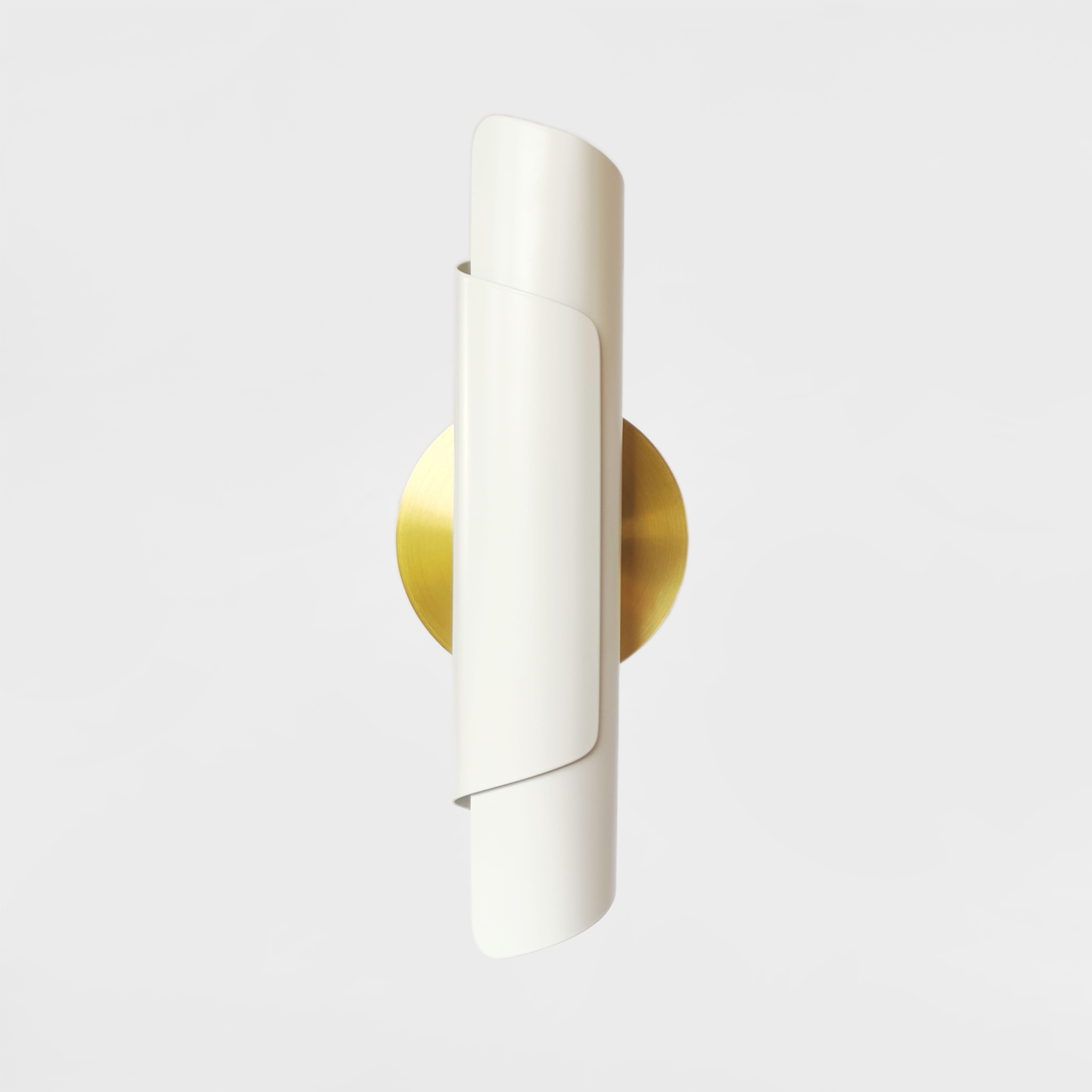 Настенный светильник двойной из латуни Gaff Design Brass White (BRASS16) - фото 2