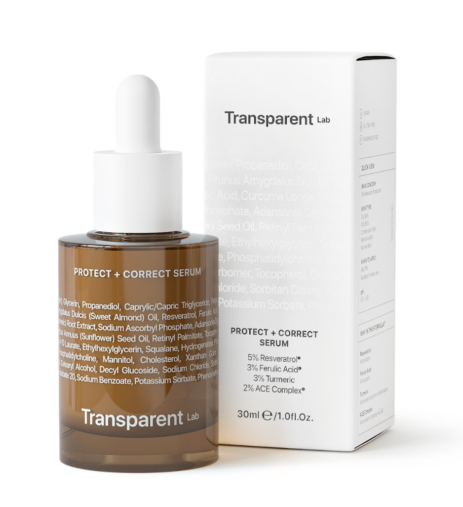 Сироватка для обличчя TRANSPARENT Lab Protect + Correct Serum Антиоксидантна 30 мл (20003189)