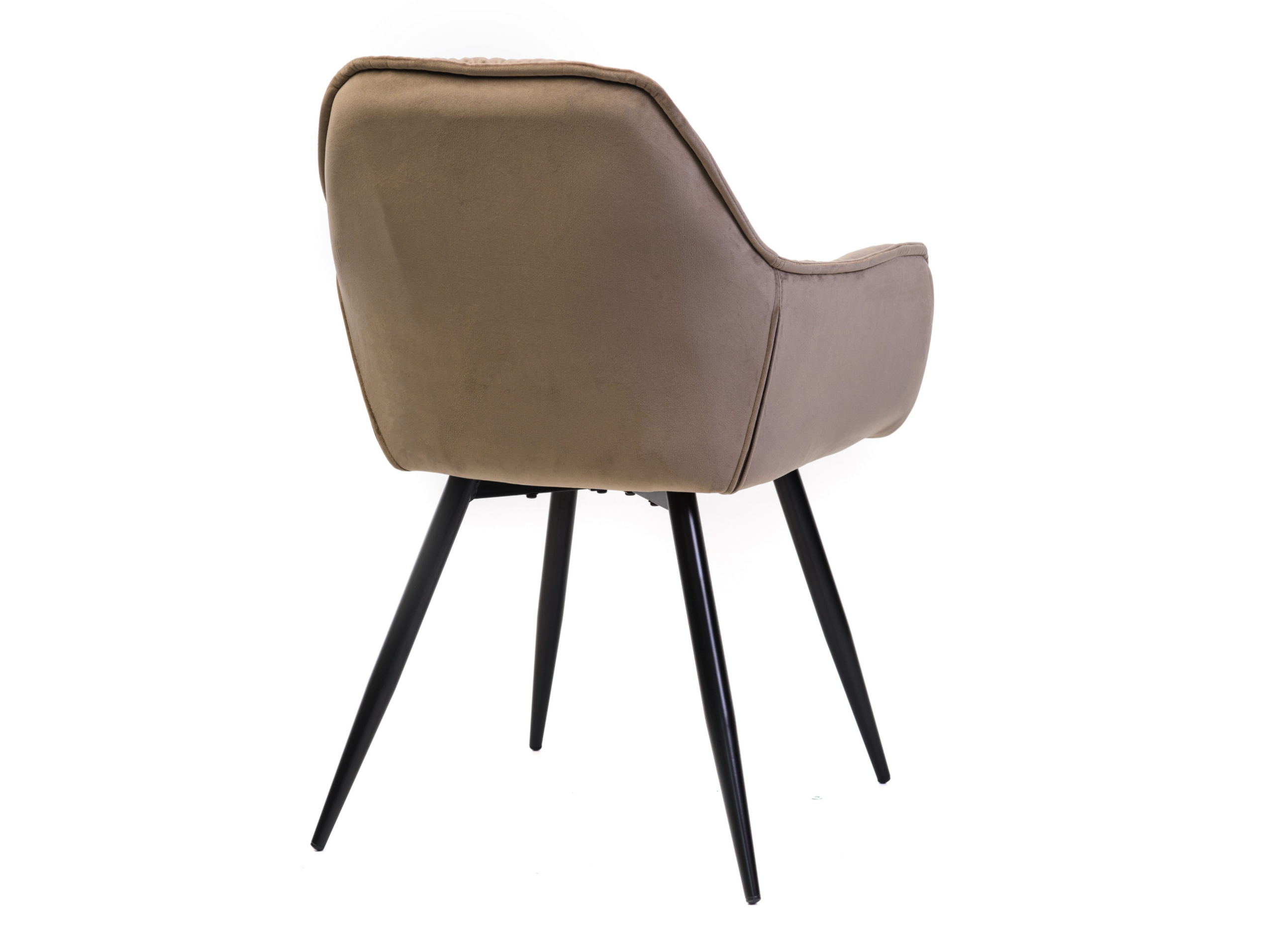 Стілець обідній Vetro Капучино велюр/Чорний (M-65) - фото 3