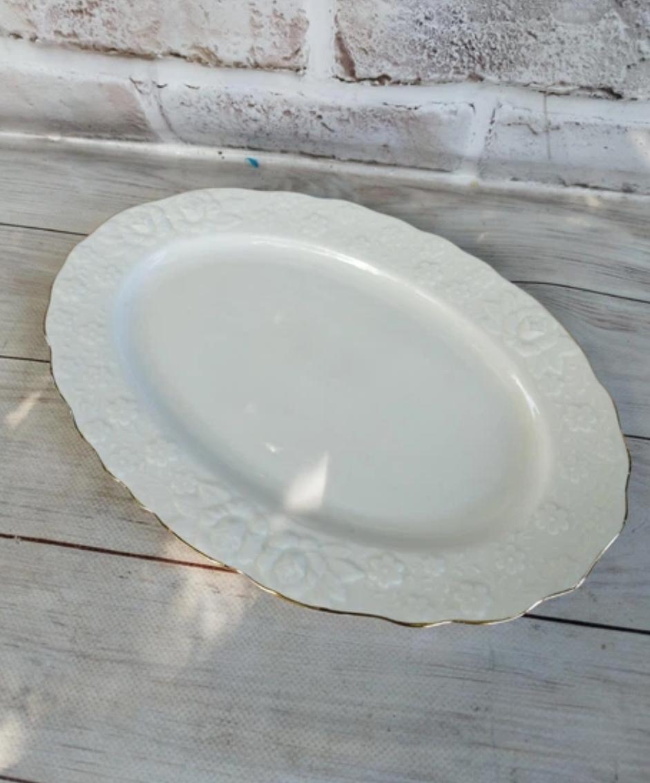 Блюдо SNT 9716 Белая ночь фарфор 30х21 см (17660881)