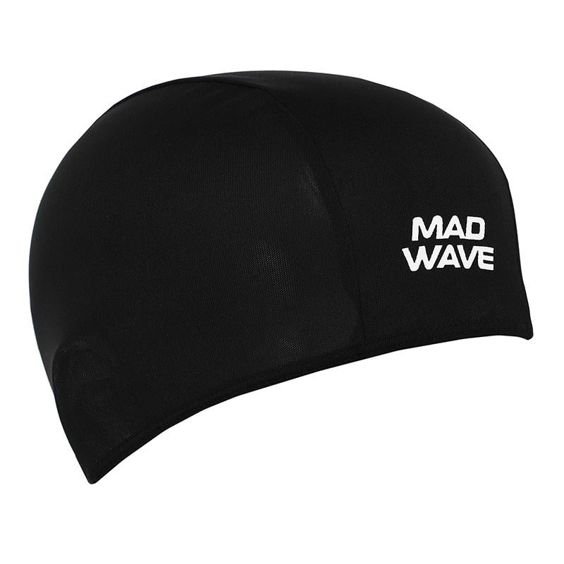 Шапочка для плавания Mad Wave текстильная для взрослых Poly II M052103 Черный (60444282) Шапочка для плавания Mad Wave текстильная для взрослых Poly II M052103 Черный (60444282)