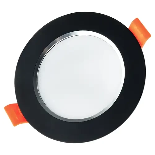 Светильник светодиодный Biom CB-DF-6B 6 Вт круглый 5000К Черный