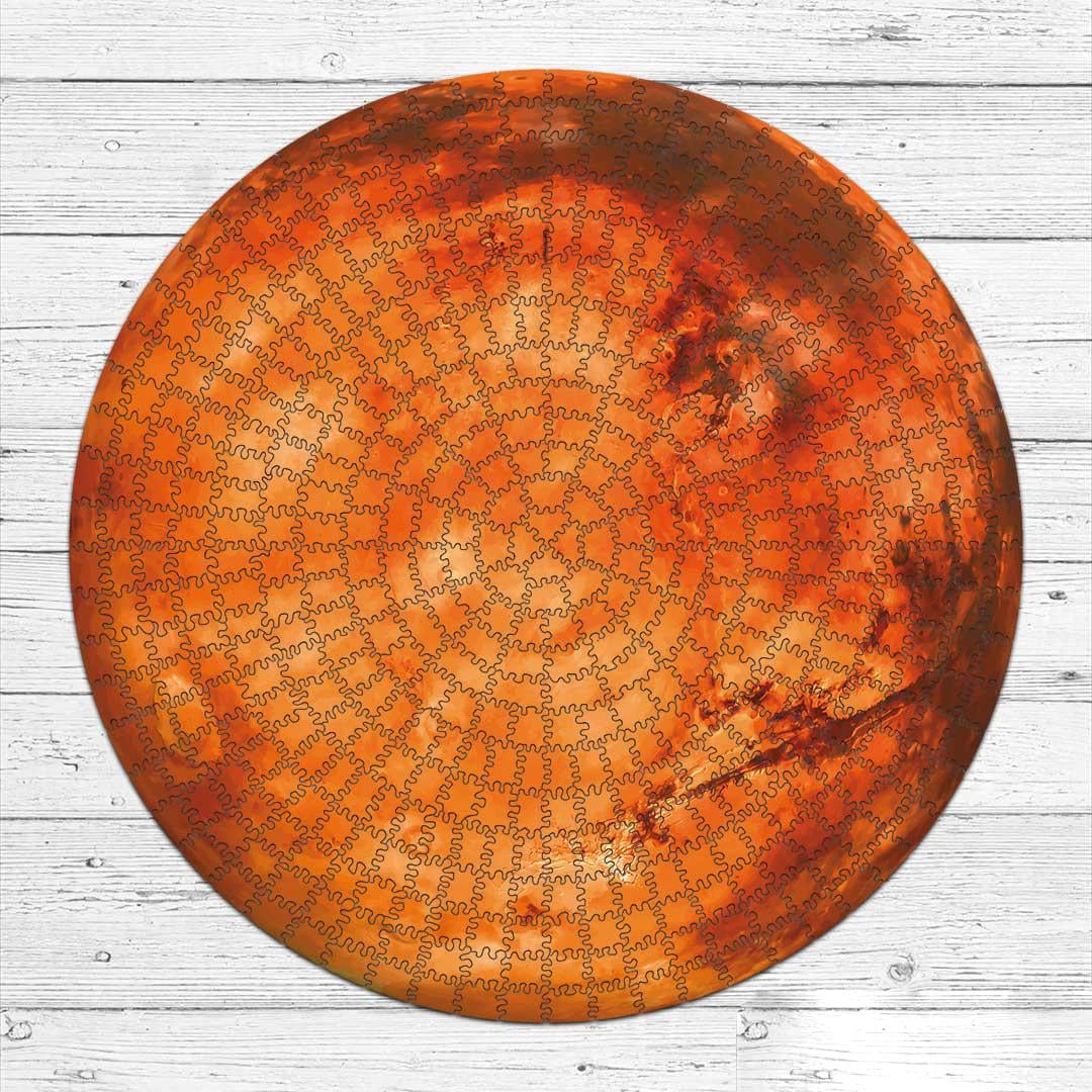 Деревянный пазл Марс 40х40 см с мешочком на затяжках (PZL20002-M)