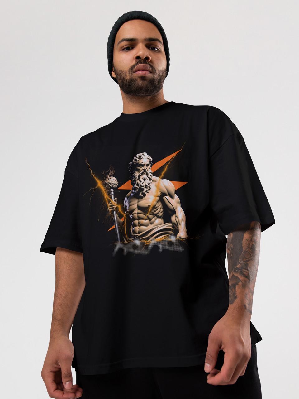 Футболка чоловіча оверсайз Mishe Urban 113014 XL Чорний (113014_14) - фото 2 Футболка чоловіча оверсайз Mishe Urban 113014 XL Чорний (113014_14) - фото 2