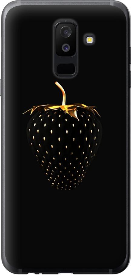 Чехол на Samsung Galaxy A6 Plus 2018 Черная клубника (3585u-1495-42517)