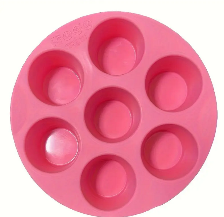 Форма силиконовая для выпечки и закусок в аэрогриле 17 см Розовый (TYQ-212) - фото 1 Форма силиконовая для выпечки и закусок в аэрогриле 17 см Розовый (TYQ-212) - фото 1