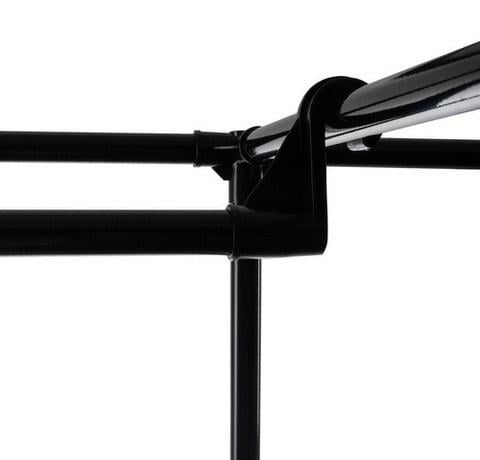 Вешалка-стойка для одежды и обуви с полками Черный - фото 7 Вешалка-стойка для одежды и обуви с полками Черный - фото 7