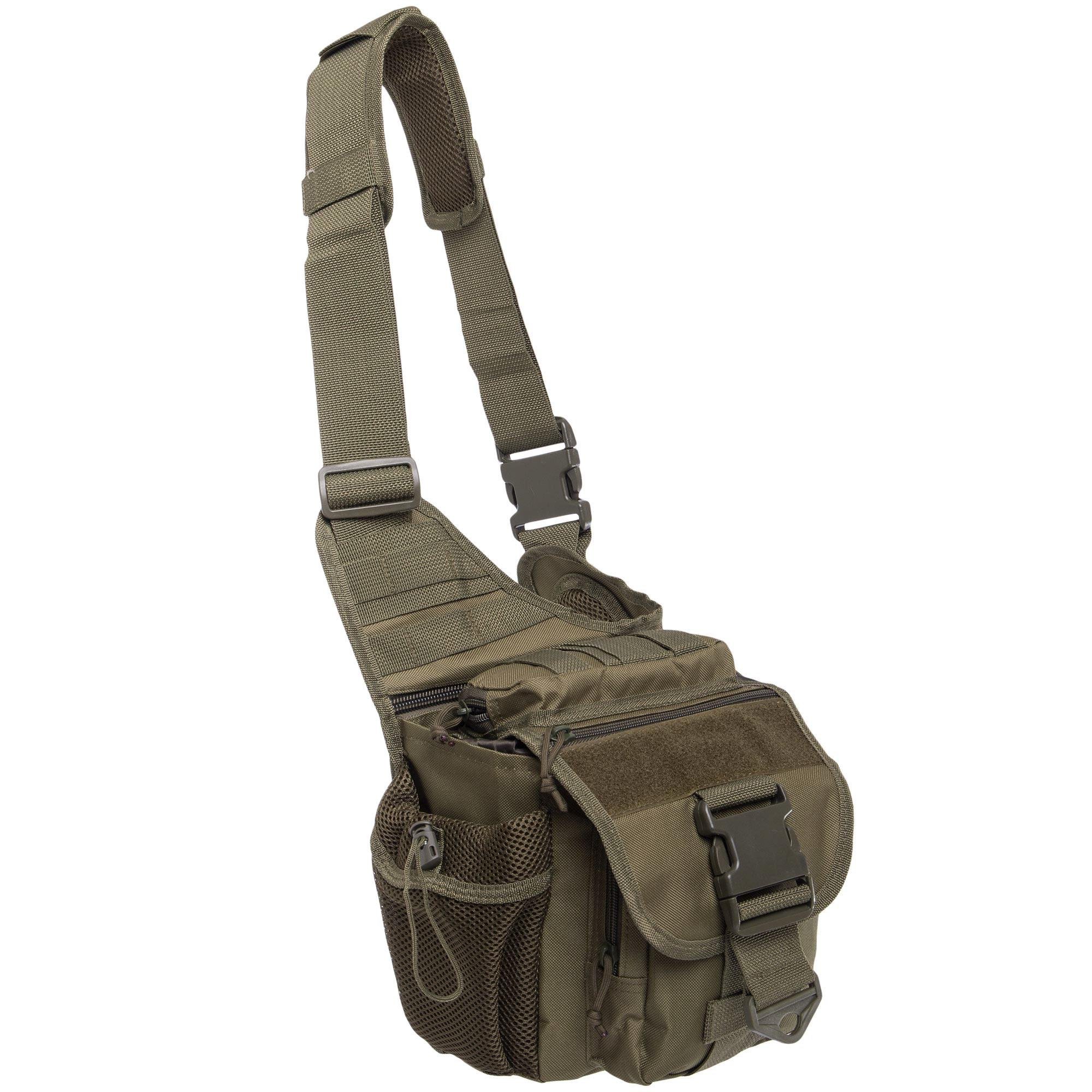 Сумка багатоцільова через плече SILVER KNIGHT Оливковий (TY-249)