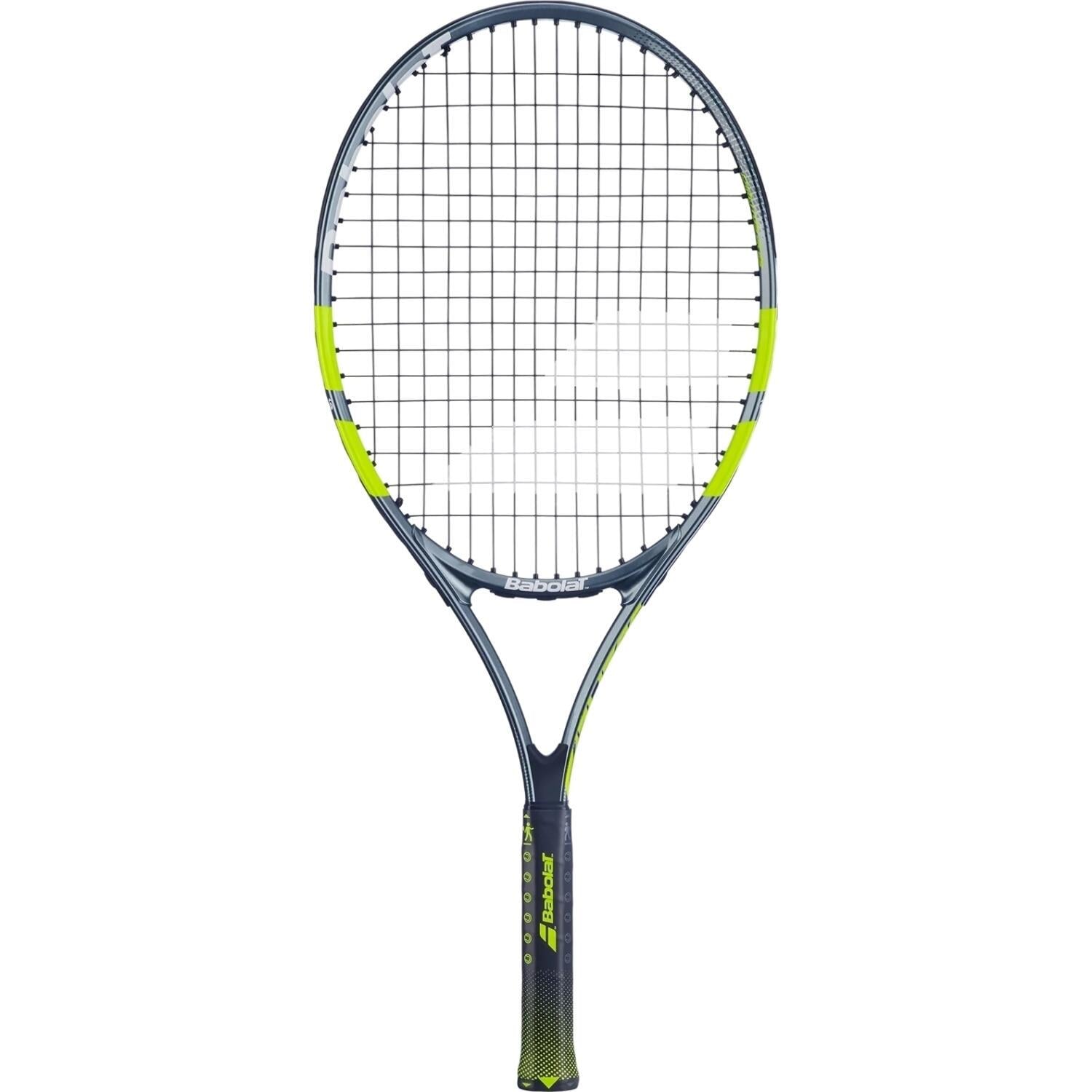 Ракетка для тенниса детская Babolat CARLITOS JR 25 CV Темно-серо-лаймовый (140524-100)