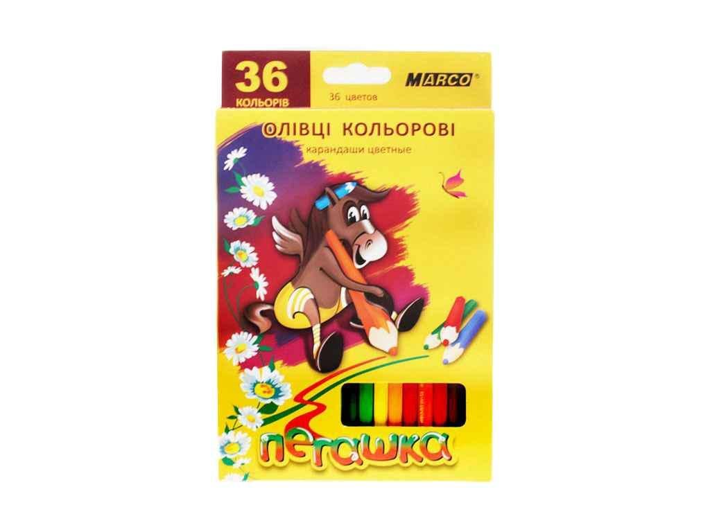 Олівці кольорові Marco Пегашка 36 кольорів №1010-36CB (541379)