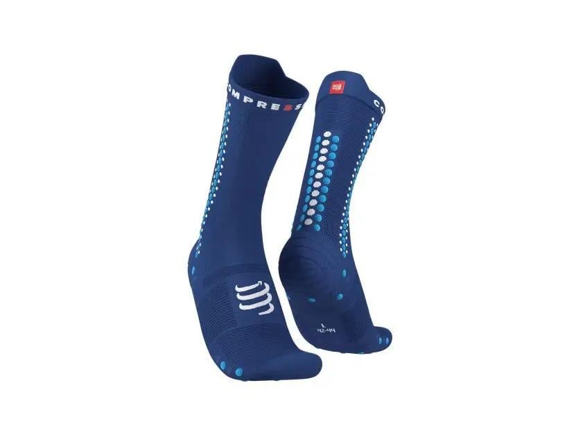 Носки спортивные компрессионные Pro Racing Socks V4.0 Bike T1 р. 36-39 Sodalite/Fluo Blue (12333646)