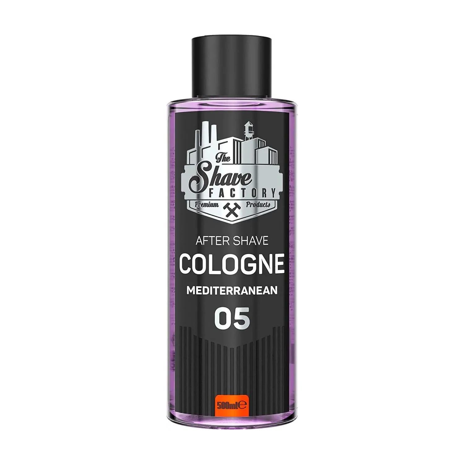 Одеколон после бритья The Shave Factory After Shave Cologne Nr.5 Mediterranean 500 мл