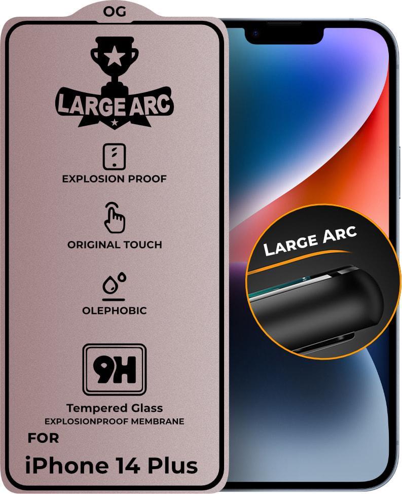 Защитное стекло Large Arc iPhone 14 Plus (Full Glue) (30620) Защитное стекло Large Arc iPhone 14 Plus (Full Glue) (30620)