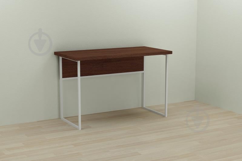 Компьютерный стол Ferrum-decor Коди 75x120x70 белый ДСП Венге 32мм