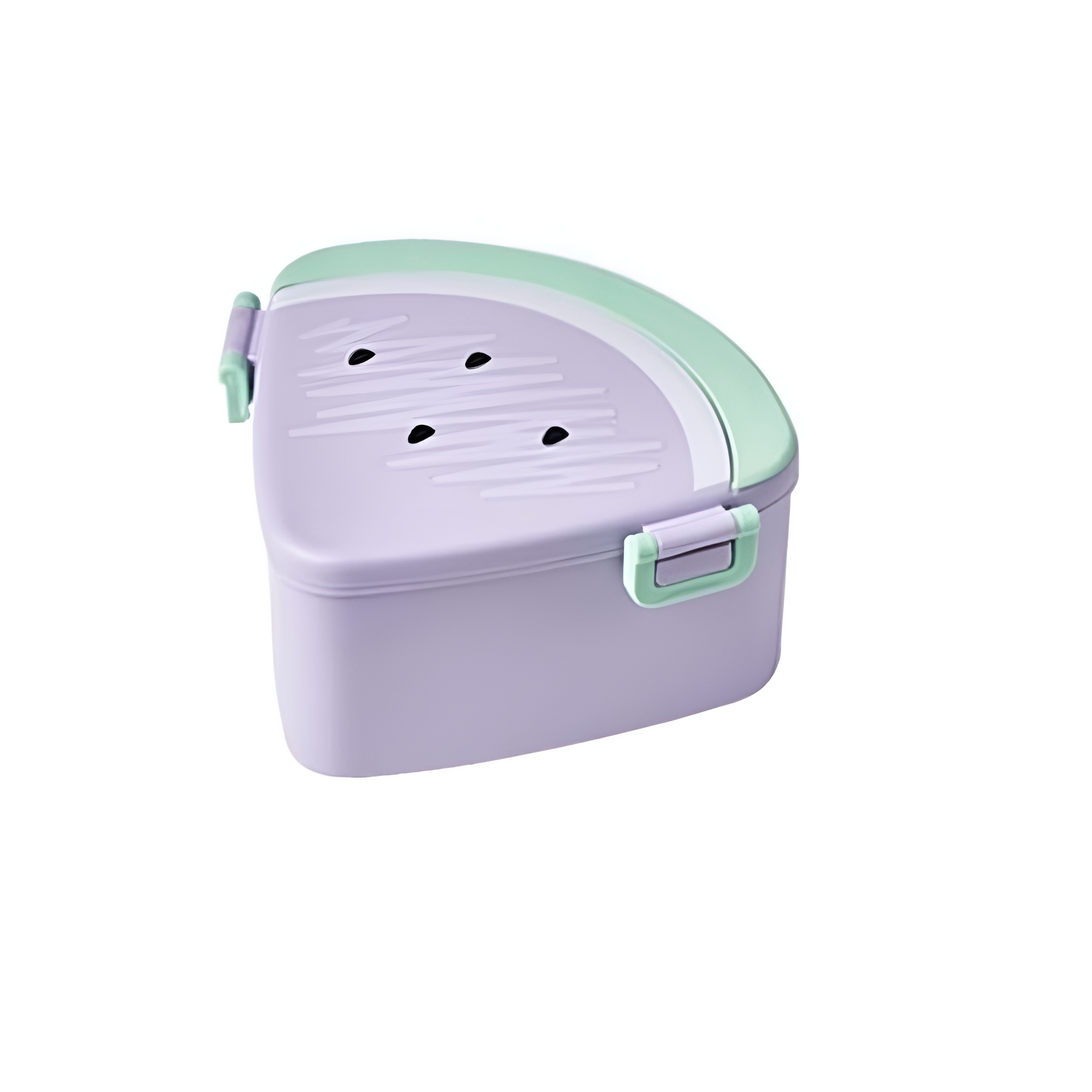 Ланч-бокс для еды Stenson Watermelon с узором арбуза 17x15,5x18 см Фиолетовый (617784) - фото 1 Ланч-бокс для еды Stenson Watermelon с узором арбуза 17x15,5x18 см Фиолетовый (617784) - фото 1