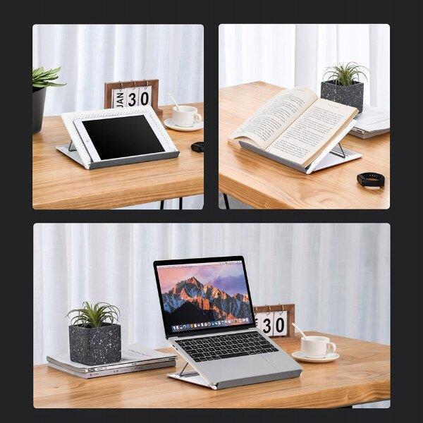 Подставка под ноутбук Baseus Let''s go Mesh Portable Laptop Stand SUDD-2G White/Gray - фото 10